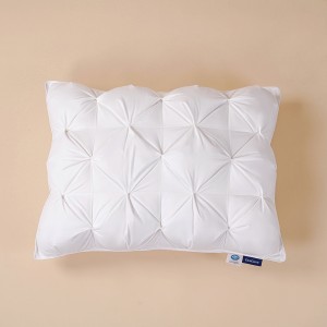 Evacove® Ultimate Luxury Knob Flower Diamond Goose Down Pillow